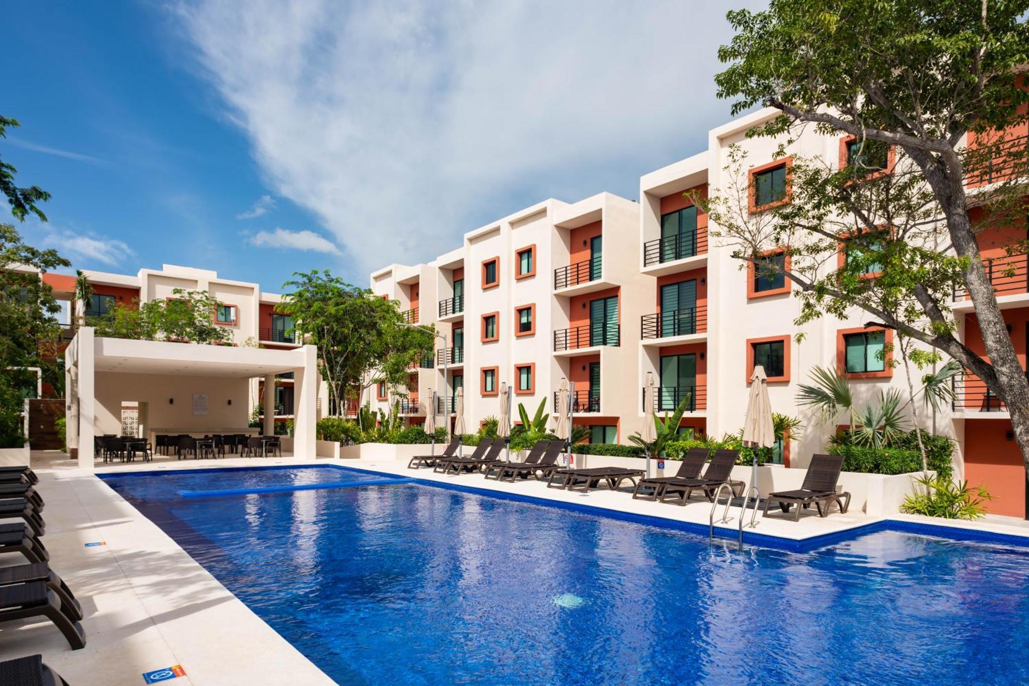 Acogedor En Ombu Huayacan Apartamento Cancún