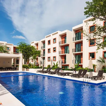 Acogedor Apartamento En Ombu Huayacan Cancún Exterior foto