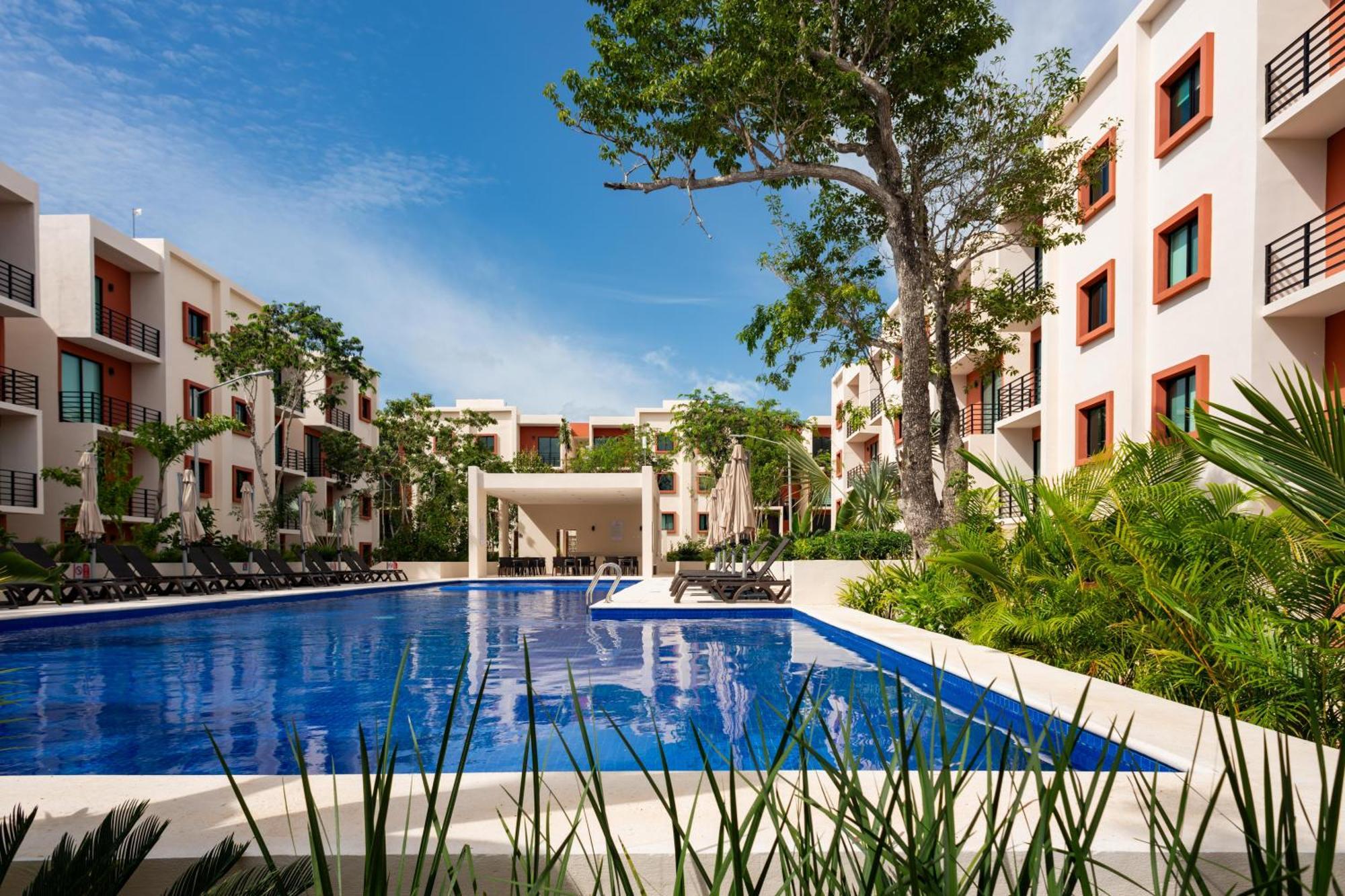 Acogedor En Ombu Huayacan Apartamento Cancún