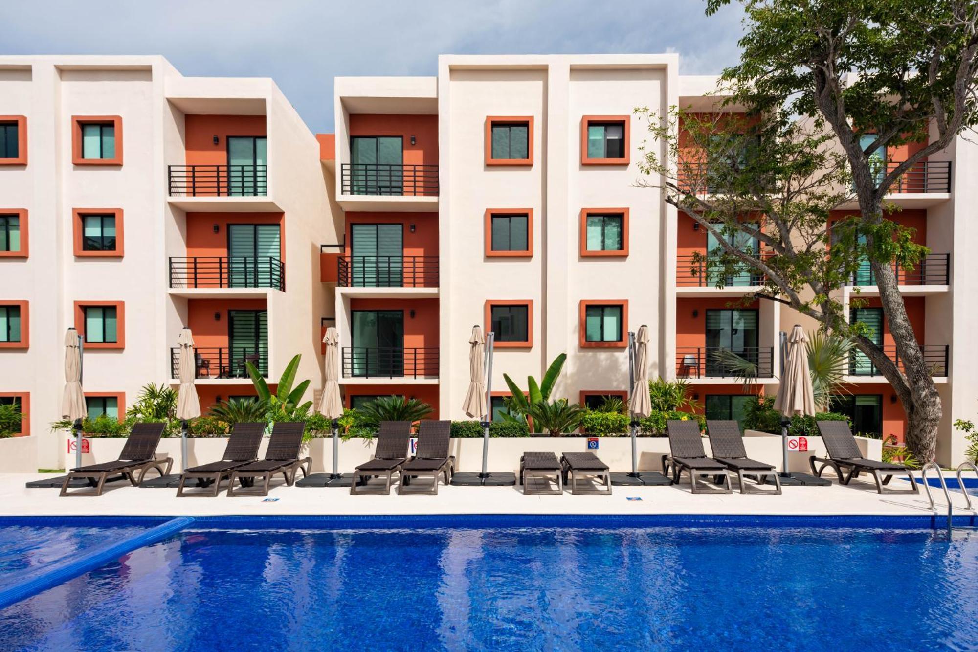 Acogedor En Ombu Huayacan Apartamento Cancún